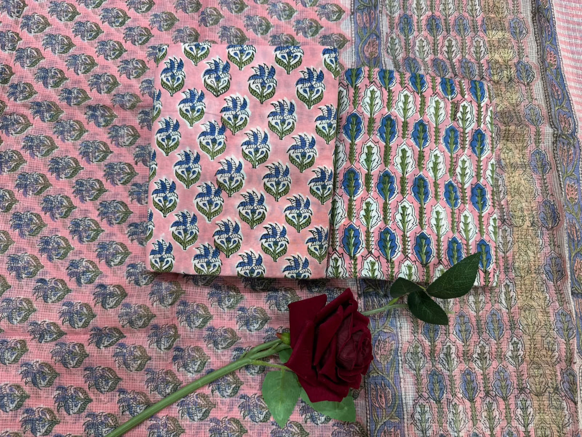 Cotton Suit with Kota Doriya Dupatta