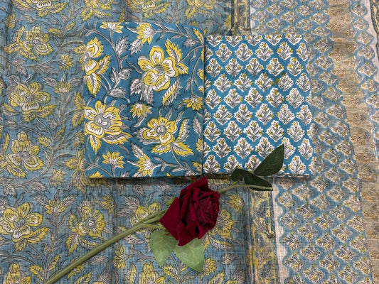 Cotton Suit with Kota Doriya Dupatta