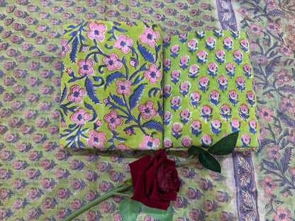 Cotton Suit with Kota Doriya Dupatta