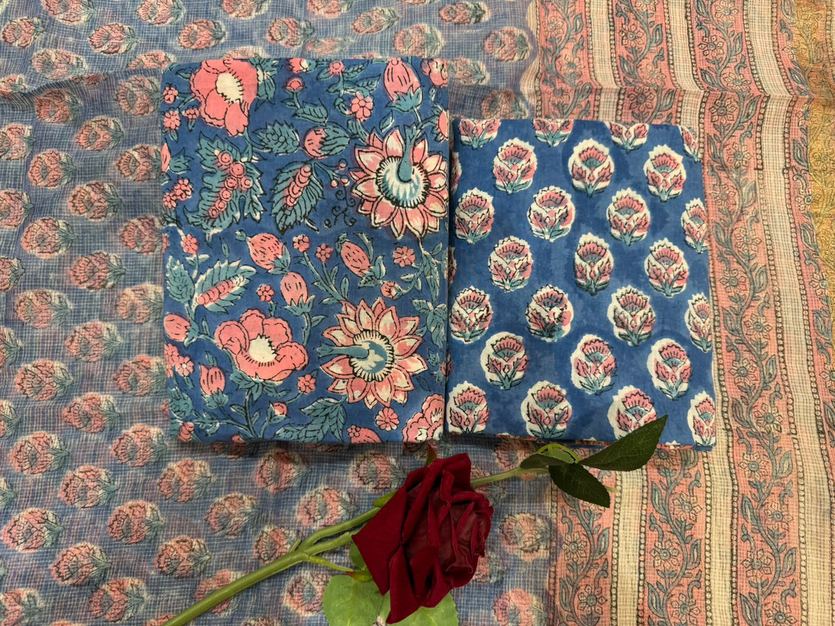Cotton Suit with Kota Doriya Dupatta