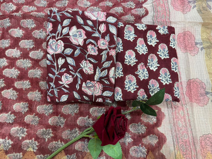 Cotton Suit with Kota Doriya Dupatta