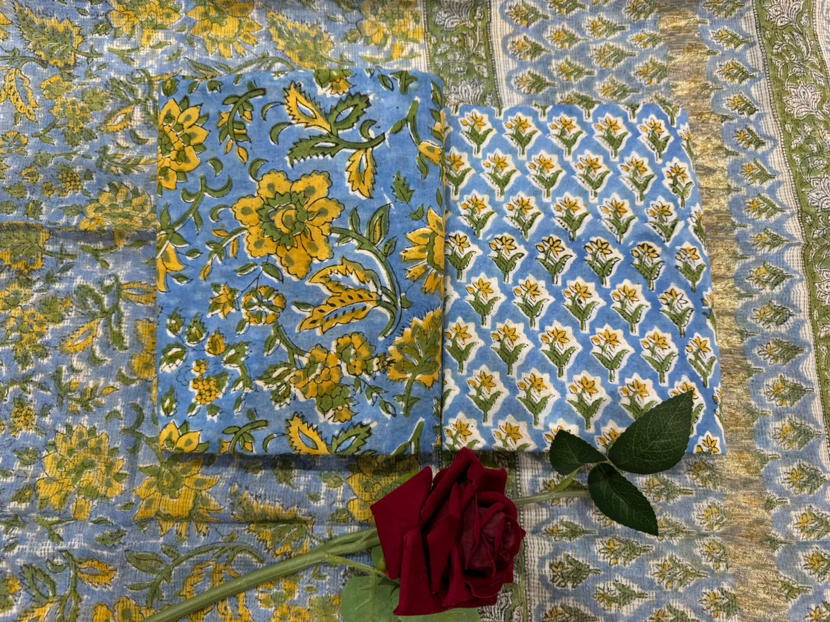 Cotton Suit with Kota Doriya Dupatta