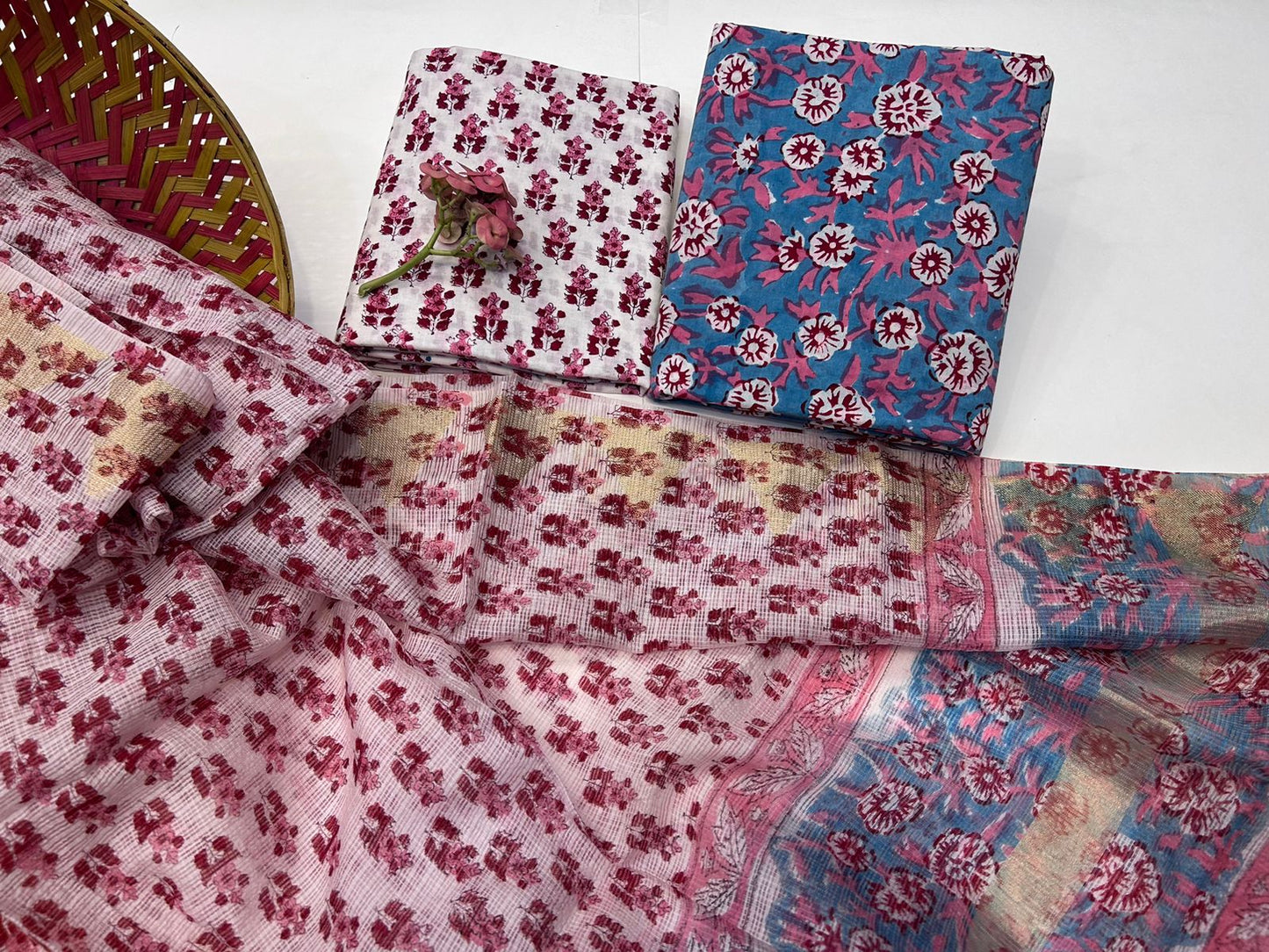 Cotton Suit with Kota Doriya Dupatta