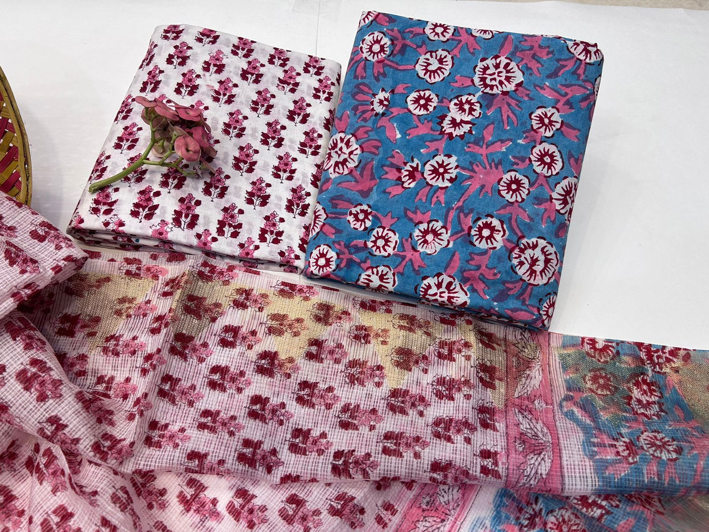 Cotton Suit with Kota Doriya Dupatta