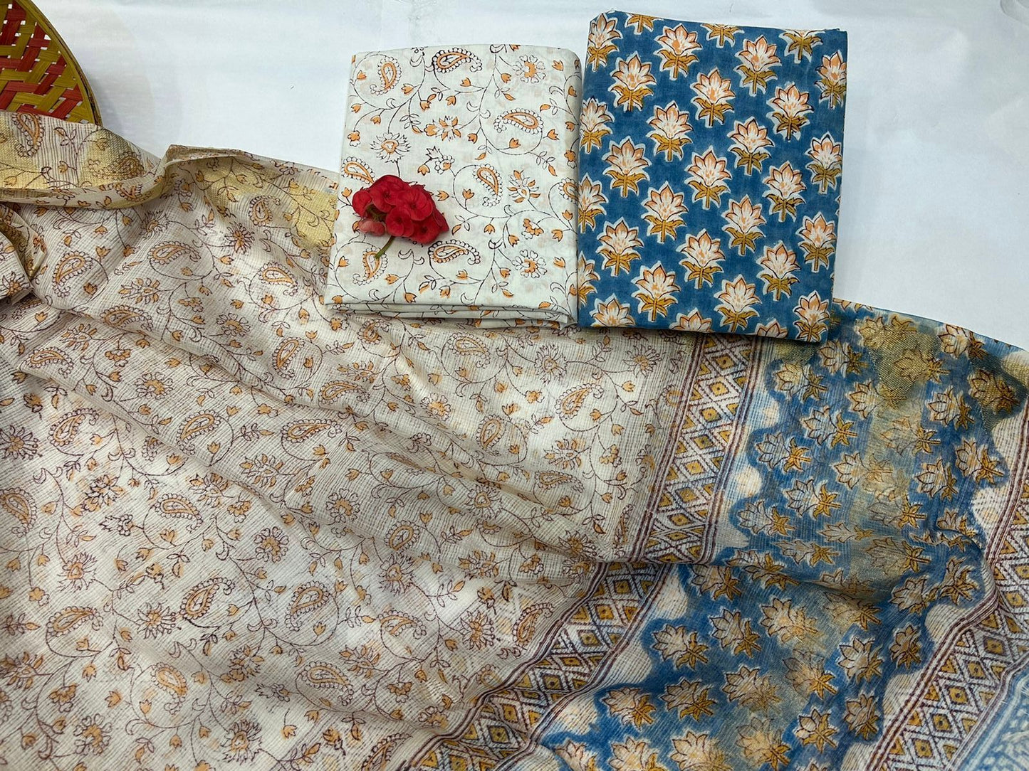 Cotton Suit with Kota Doriya Dupatta