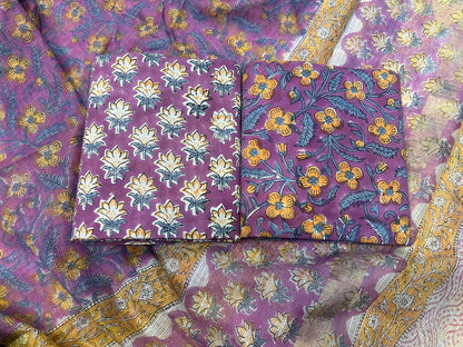 Cotton Suit with Kota Doriya Dupatta