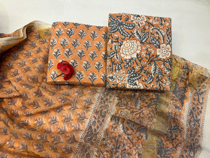 Cotton Suit with Kota Doriya Dupatta