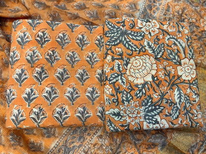 Cotton Suit with Kota Doriya Dupatta