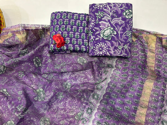 Cotton Suit with Kota Doriya Dupatta