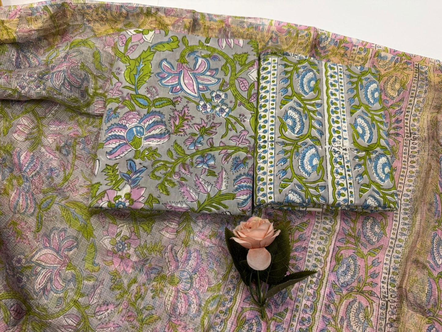 Cotton Suit with Kota Doriya Dupatta