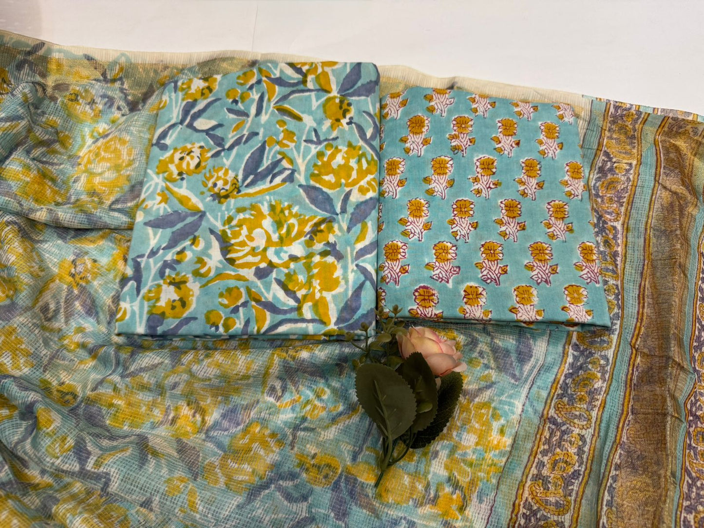 Cotton Suit with Kota Doriya Dupatta