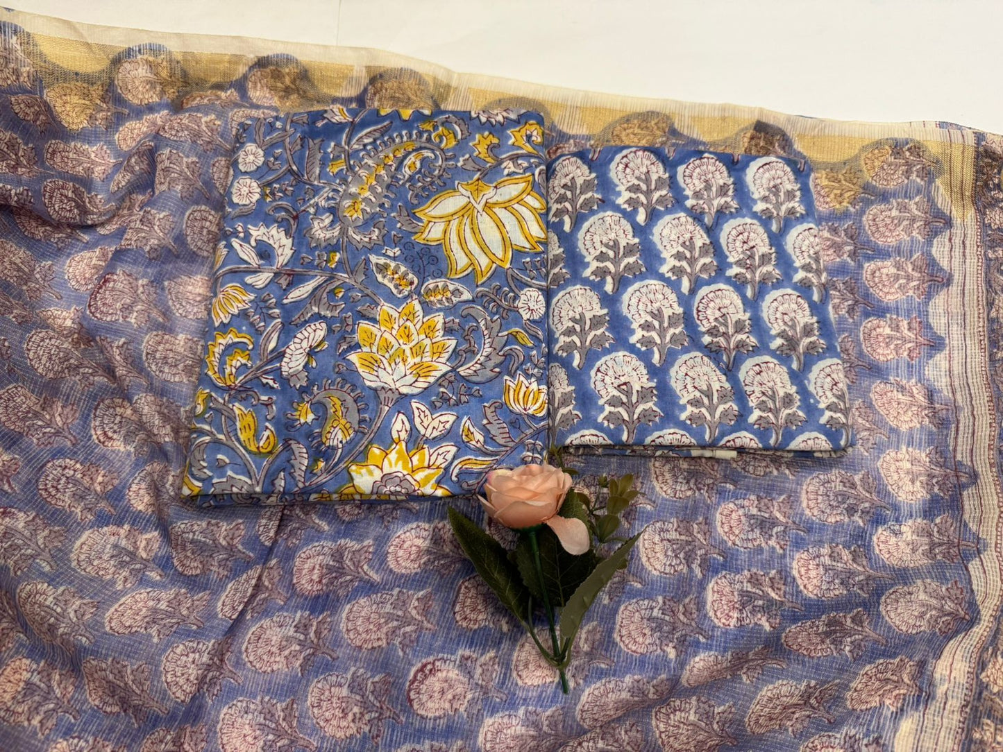 Cotton Suit with Kota Doriya Dupatta
