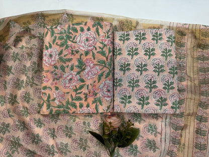Cotton Suit with Kota Doriya Dupatta