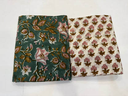 Cotton Suit with Kota Doriya Dupatta