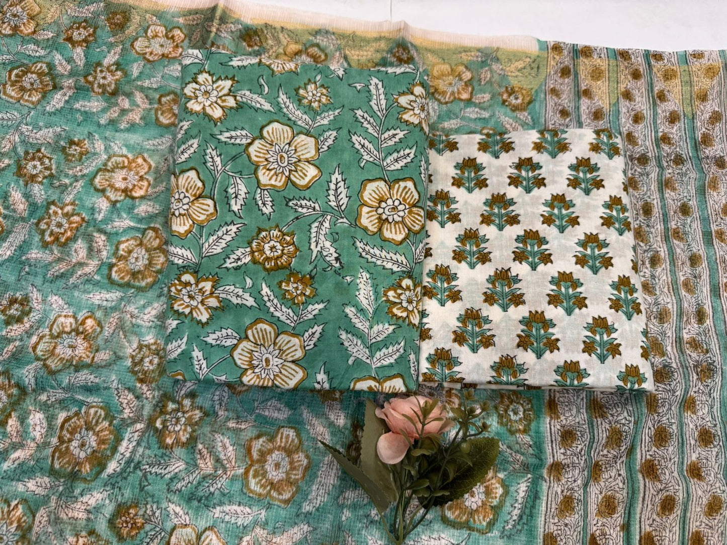 Cotton Suit with Kota Doriya Dupatta