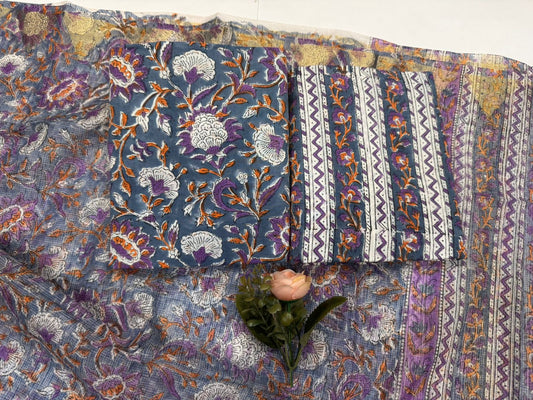 Cotton Suit with Kota Doriya Dupatta