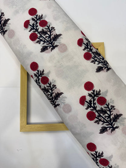 cotton printed running fabric
