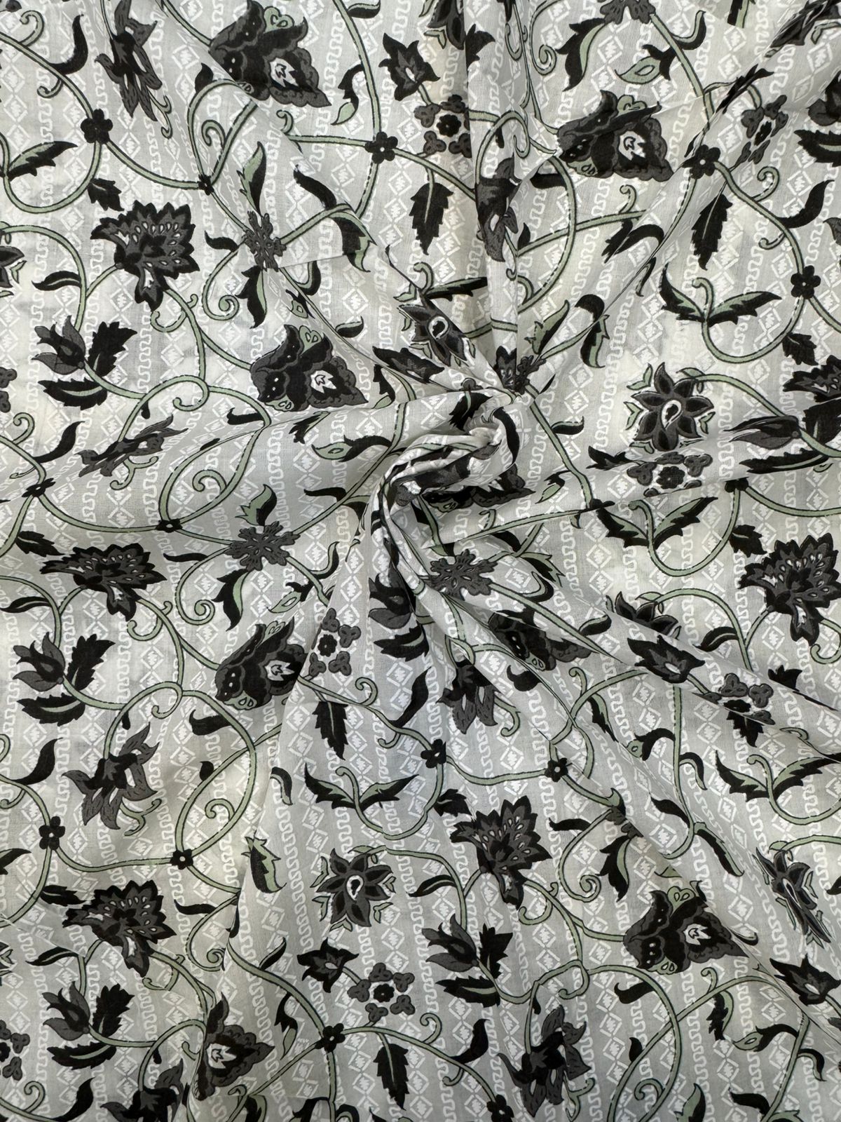 cotton printed running fabric