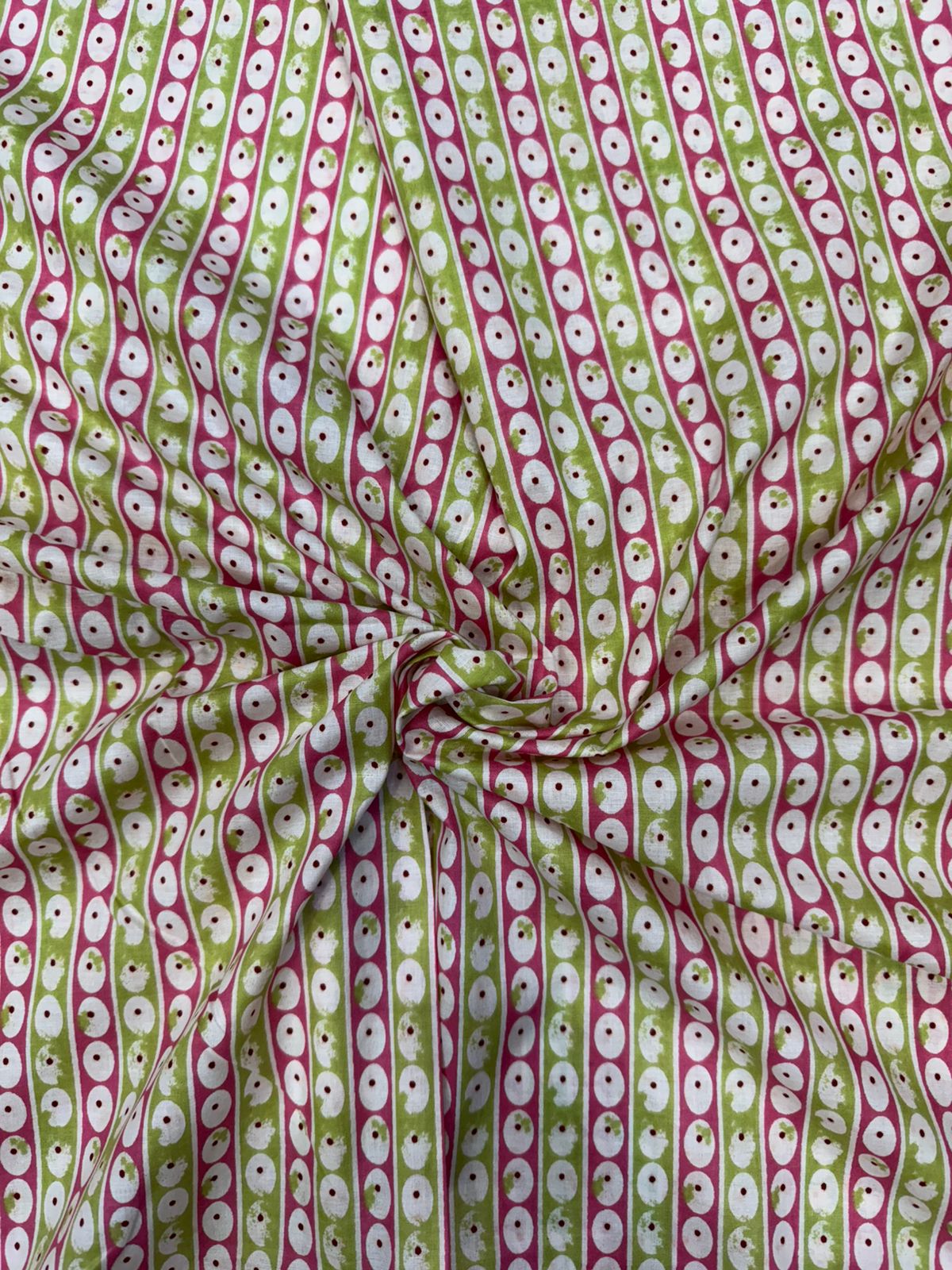 cotton printed running fabric