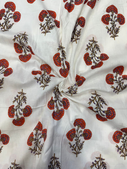 cotton printed running fabric