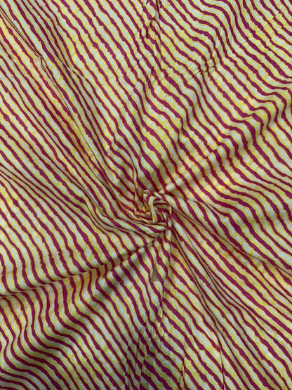 cotton printed running fabric