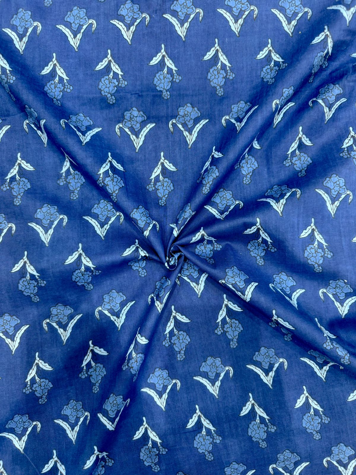 Cotton Printed Two Pc Fabric Set