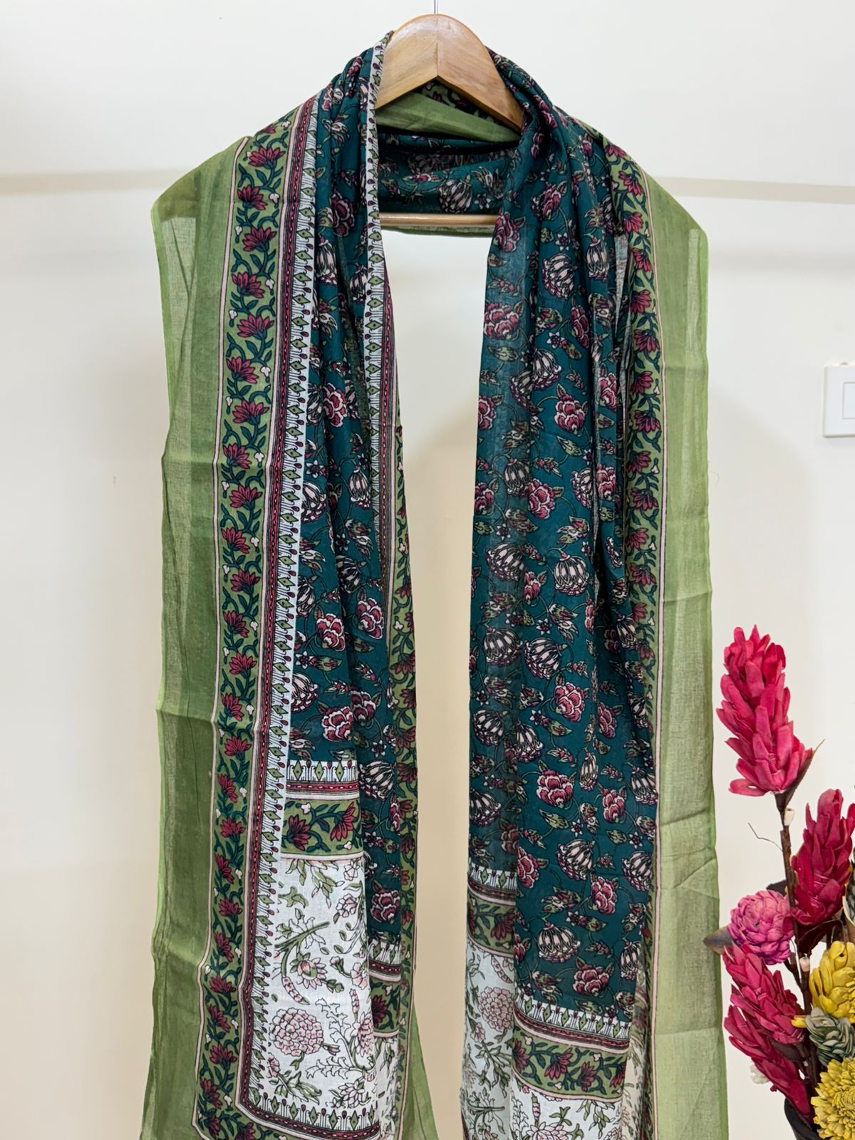 Cotton Suit with Cotton Dupatta