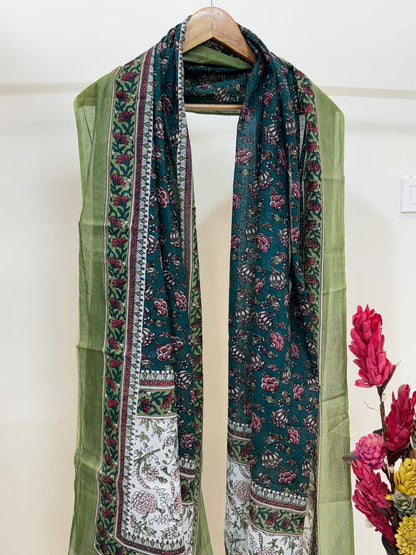 Cotton Suit with Cotton Dupatta