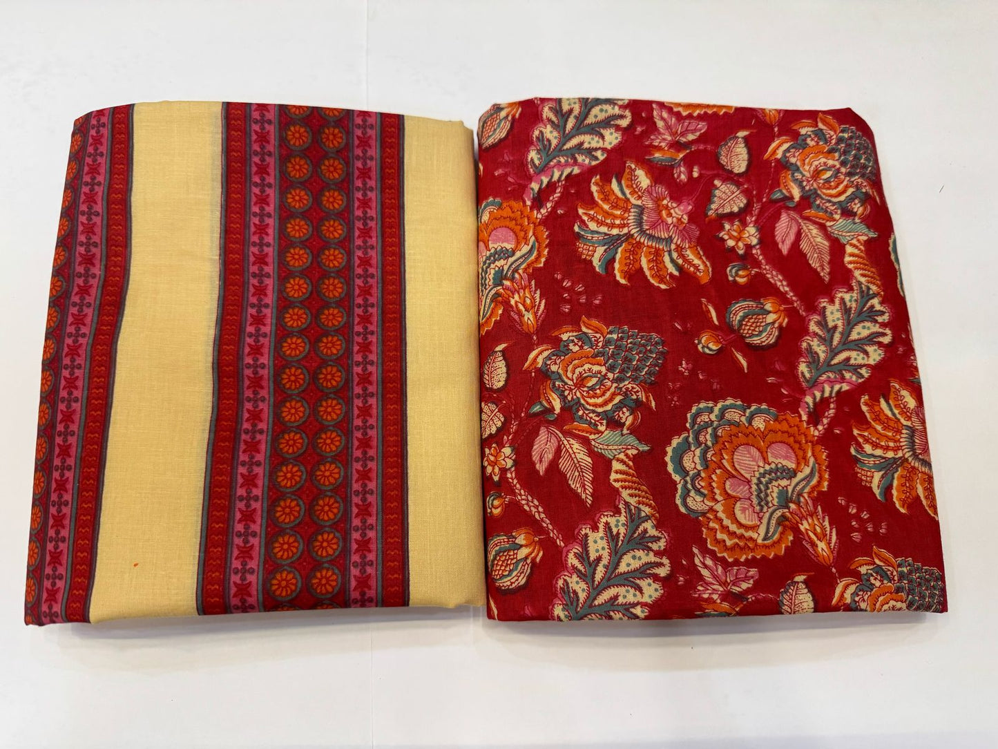 Cotton Suit with Cotton Dupatta