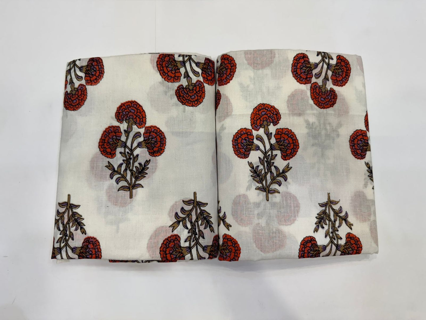 Cotton Suit with Cotton Dupatta
