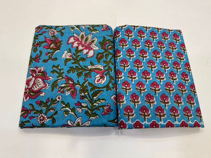 Cotton Suit with Cotton Dupatta