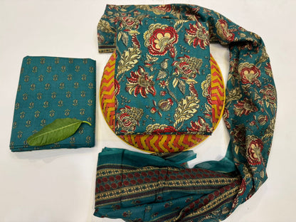 Cotton Suit with Cotton Dupatta