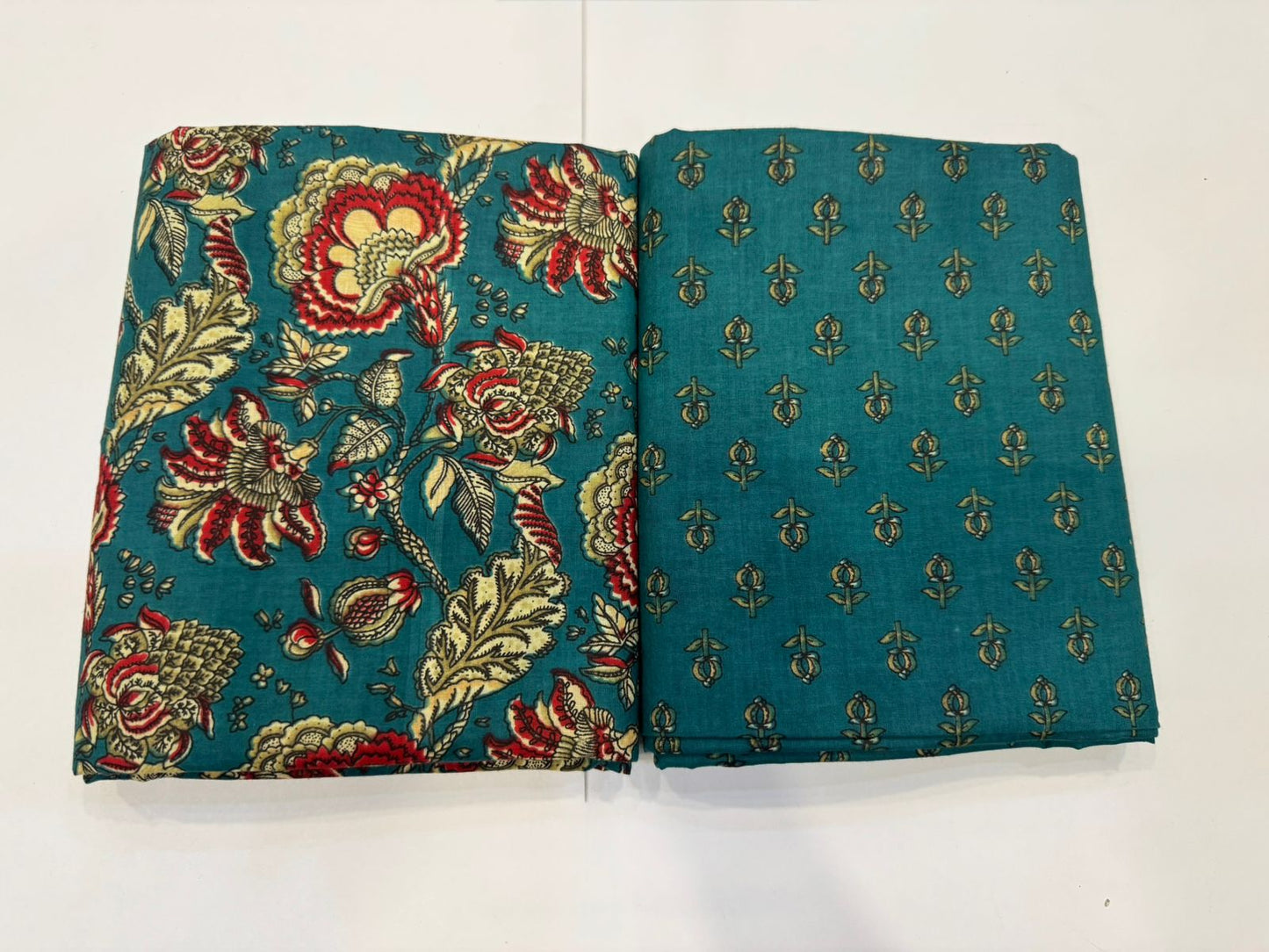 Cotton Suit with Cotton Dupatta