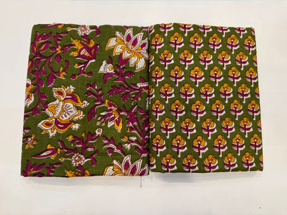 Cotton Suit with Cotton Dupatta