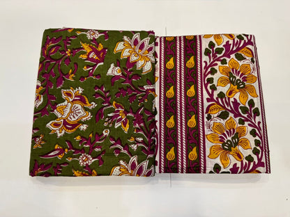Cotton Suit with Cotton Dupatta