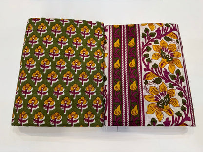Cotton Suit with Cotton Dupatta