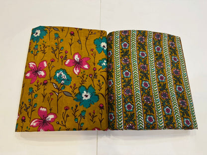 Cotton Suit with Cotton Dupatta