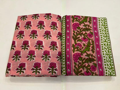 Cotton Suit with Cotton Dupatta