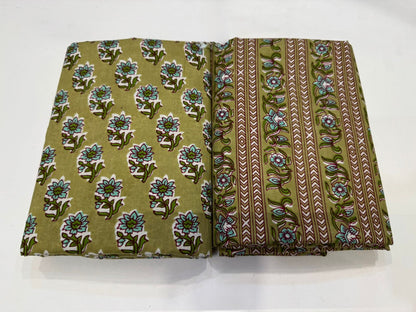 Cotton Suit with Cotton Dupatta