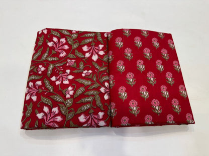 Cotton Suit with Cotton Dupatta