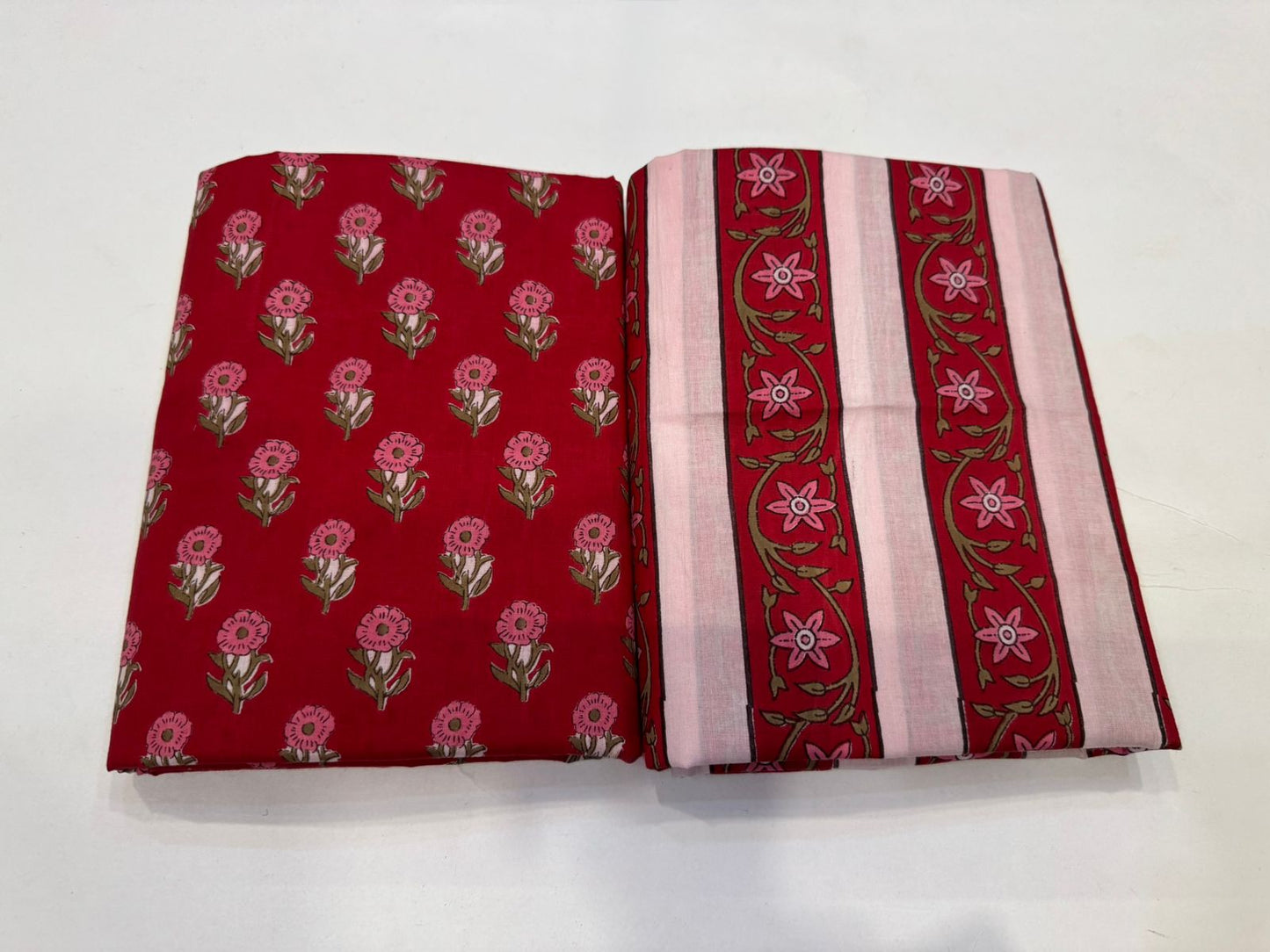 Cotton Suit with Cotton Dupatta