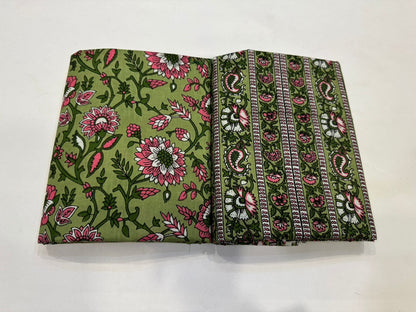 Cotton Suit with Cotton Dupatta