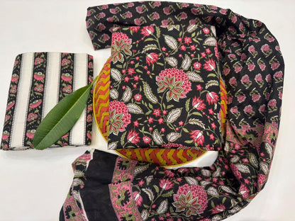 Cotton Suit with Cotton Dupatta
