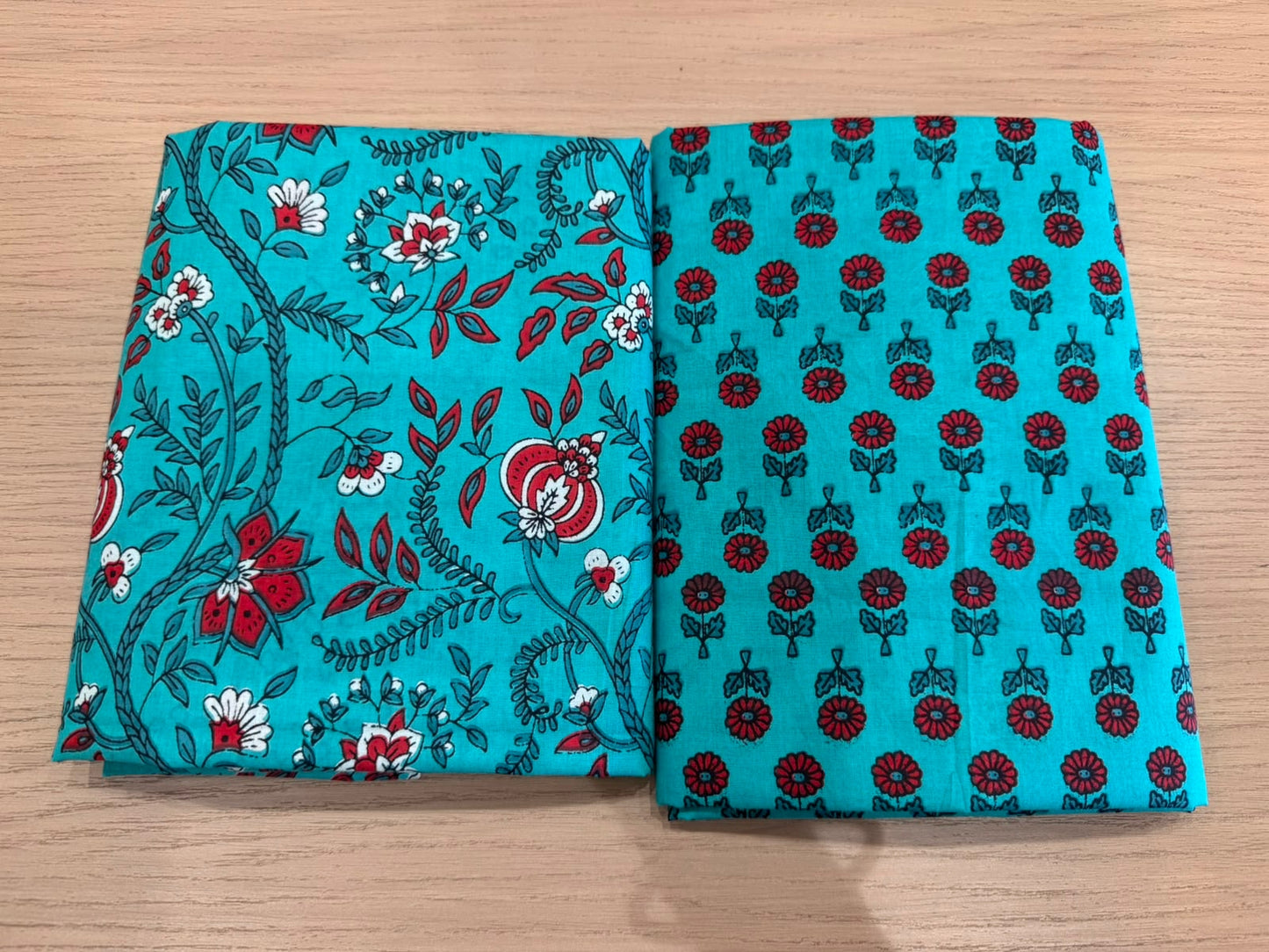 Cotton Suit with Cotton Dupatta