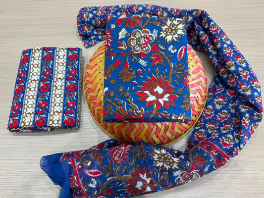 Cotton Suit with Cotton Dupatta