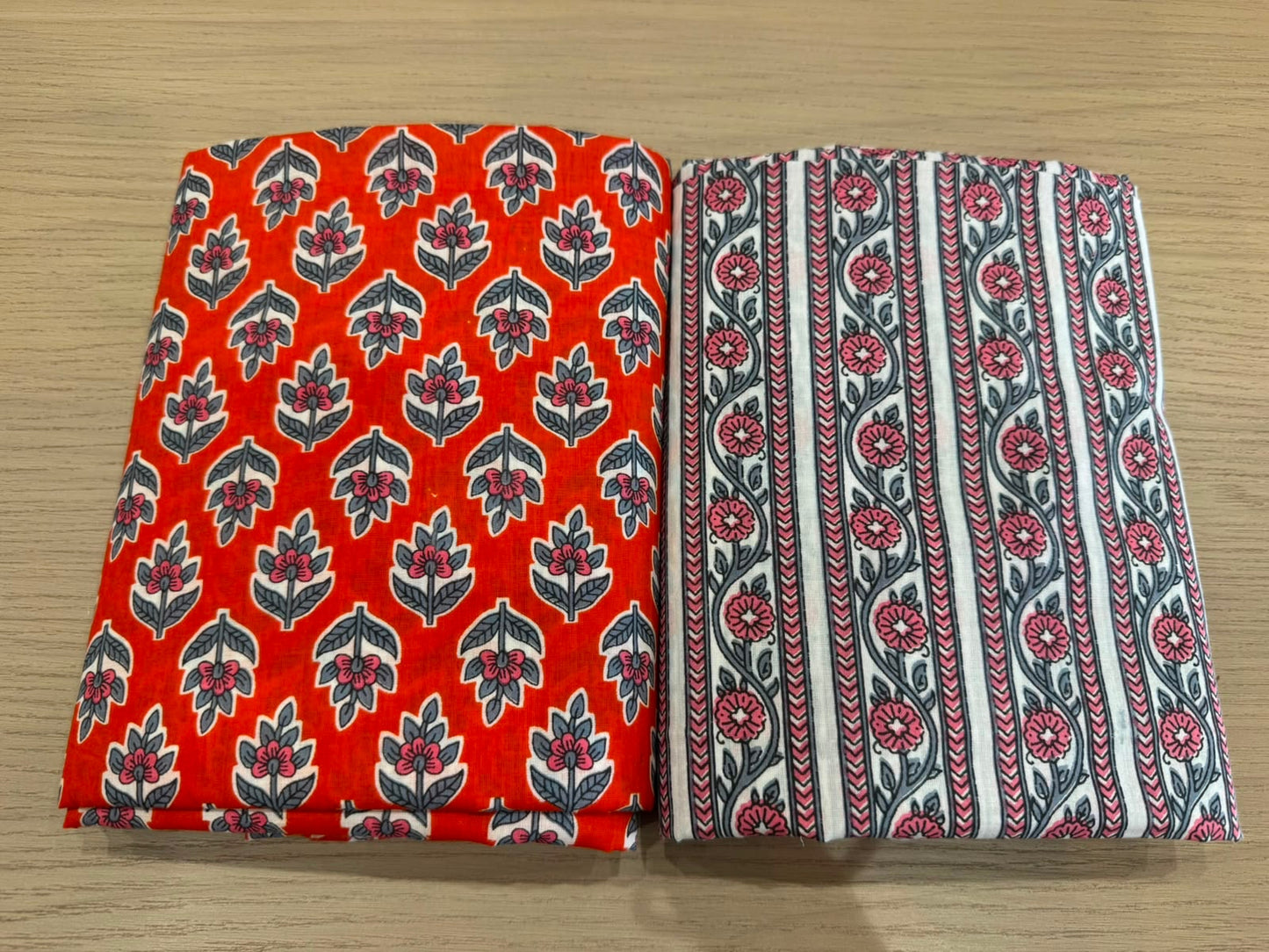 Cotton Suit with Cotton Dupatta