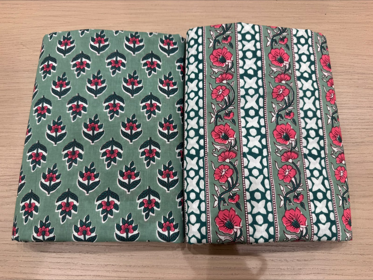 Cotton Suit with Cotton Dupatta