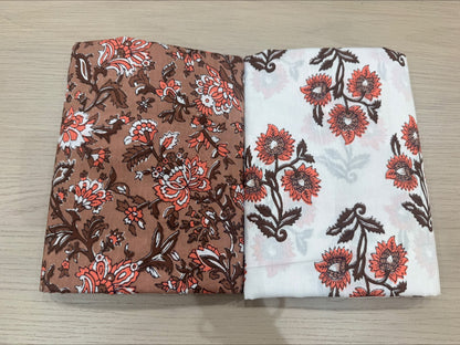 Cotton Suit with Cotton Dupatta