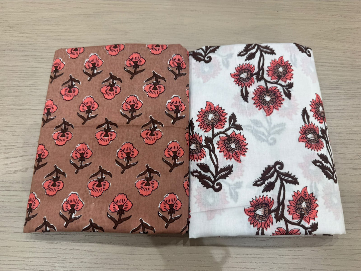 Cotton Suit with Cotton Dupatta
