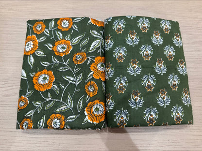 Cotton Suit with Cotton Dupatta
